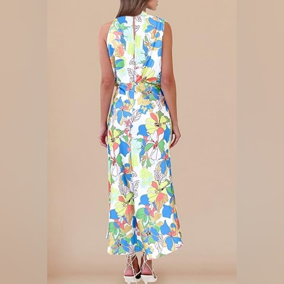 Floral One-Shoulder Dress - Picture 4 of 6